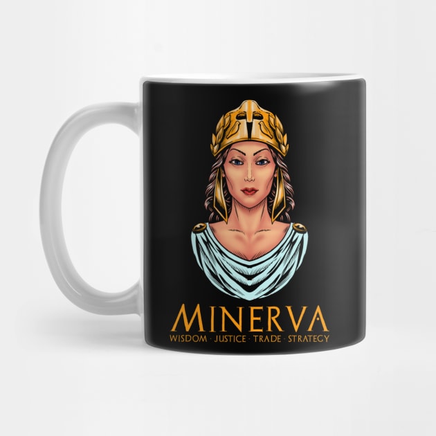 Minerva - Ancient Roman Goddess - Mythology by Styr Designs